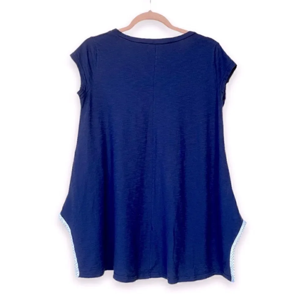 “Don’t Worry, To Come to an End is to Create a New Beginning” Tunic (XL)